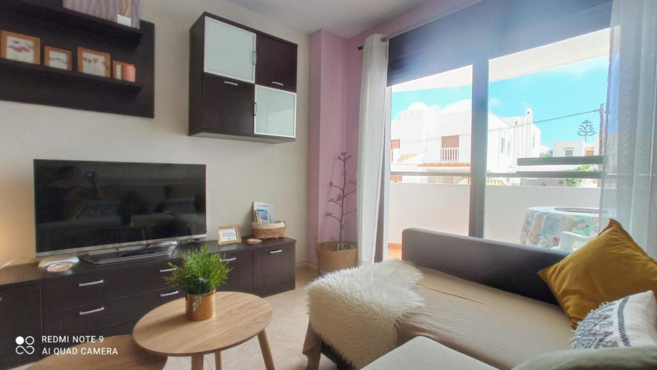 La Pita- Terraza Con Vistas Al Mar & Parking, A 1 Min De La Playa Apartment Carboneras Exterior photo